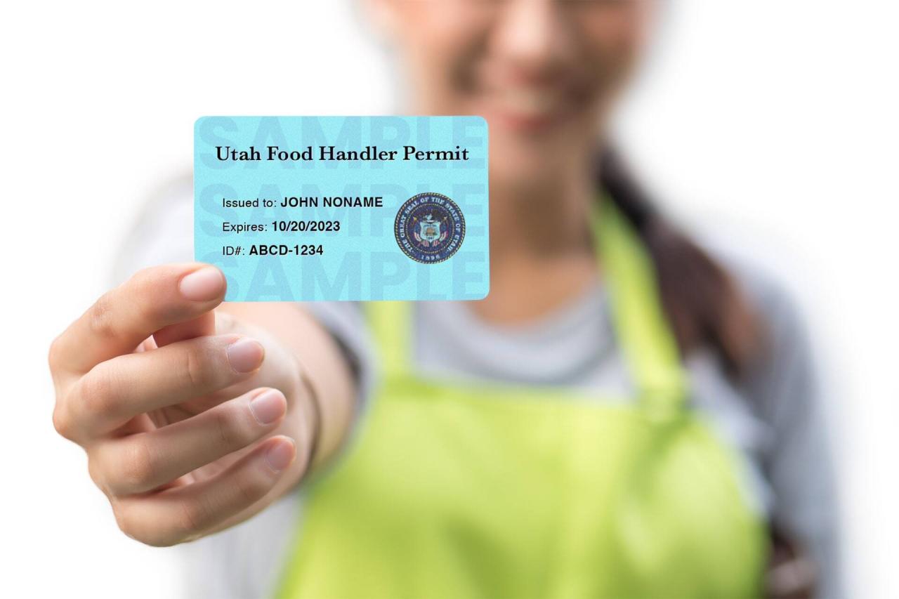 Utah food handlers permit answers