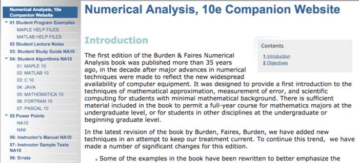 Numerical analysis 10th edition solutions