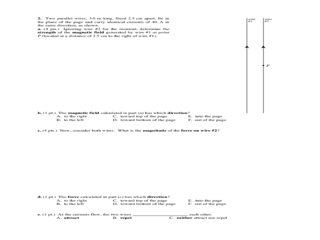 Physics midterm exam with answers pdf